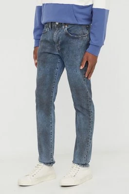 Levi's jeansy 512 SLIM męskie kolor niebieski
