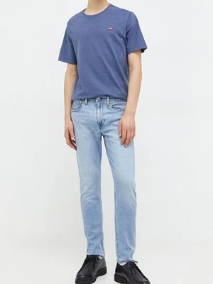 Levi's jeansy 512 SLIM męskie kolor niebieski