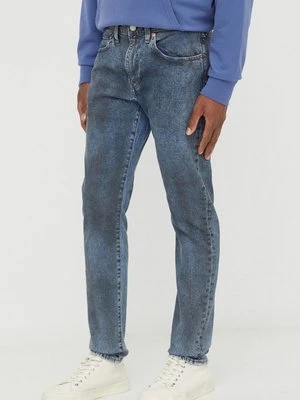 Levi's jeansy 512 SLIM męskie kolor niebieski