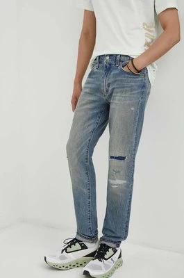 Levi's jeansy 512 SLIM TAPER męskie kolor niebieski