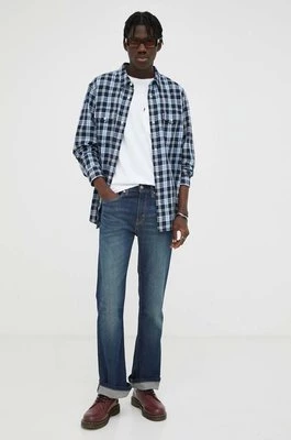 Levi's jeansy 527 SLIM BOOT CUT męskie kolor granatowy