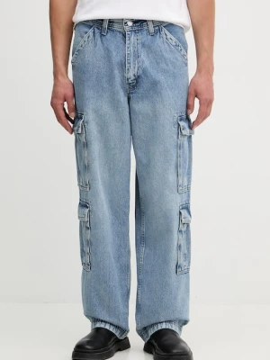 Levi's jeansy 578™ BAGGY CARGO niebieski