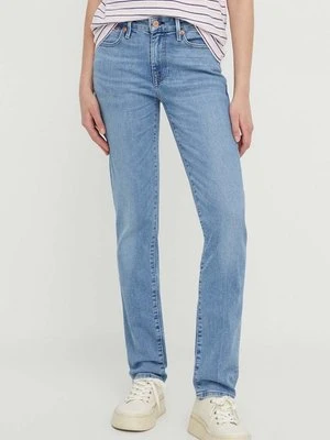 Levi's jeansy 712 SLIM damskie kolor niebieski