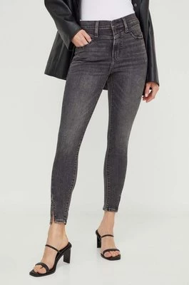 Levi's jeansy 720 SUPER SKINNY damskie kolor czarny