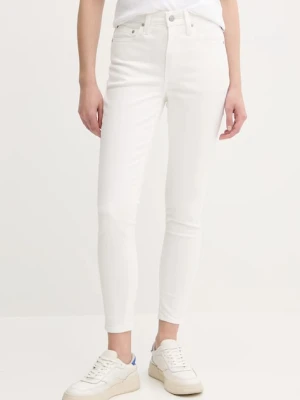 Levi's jeansy 721 HIGH RISE SKINNY damskie kolor biały