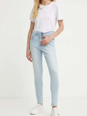 Levi's jeansy 721 HIGH RISE SKINNY damskie kolor niebieski