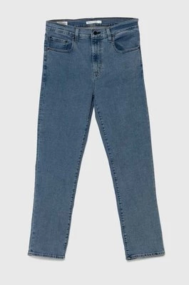 Levi's jeansy 724 HIGH RISE STRAIGHT damskie kolor niebieski 18883