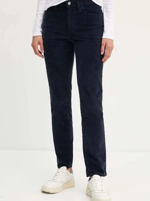 Levi's jeansy 724 HIGH RISE STRAIGHT damskie kolor niebieski 18883