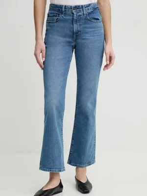 Levi's jeansy 725 AUTHENTIC KICK BOOT damskie high waist 001W1