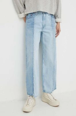 Levi's jeansy BAGGY CROP damskie medium waist