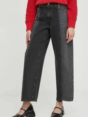 Levi's jeansy BAGGY CROP damskie medium waist