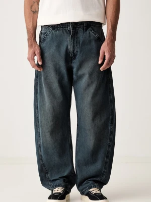 Levi's jeansy barrel męskie BAGGY BARREL niebieski