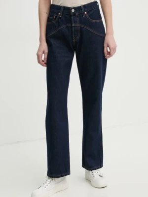 Levi's jeansy bawełniane 501 90s WESTERN high waist 001V3