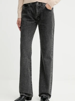 Levi's jeansy bawełniane 567™ RELAXED FLARE damskie medium waist A8630.0007