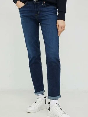 Levi's jeansy Boyfriend damskie medium waist