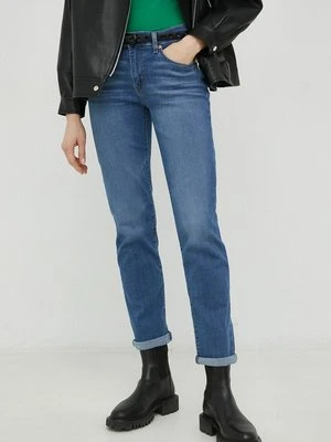 Levi's jeansy Boyfriend damskie medium waist