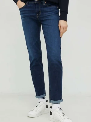 Levi's jeansy Boyfriend damskie medium waist