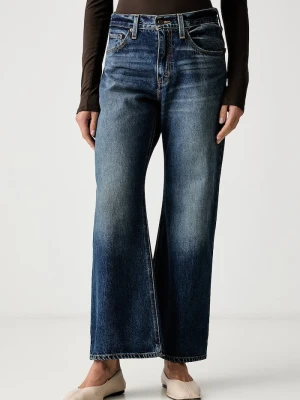Levi's jeansy damskie BAGGY DAD LASSO niebieski