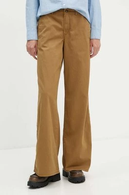 Levi's jeansy damskie kolor brązowy A8700