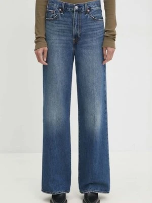 Levi's jeansy damskie kolor granatowy