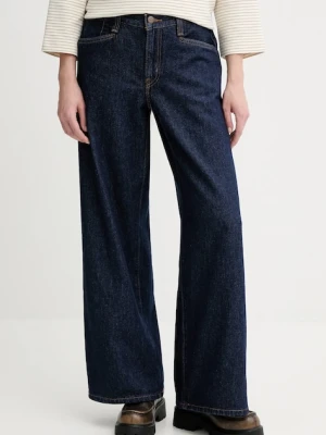 Levi's jeansy damskie kolor granatowy A5929