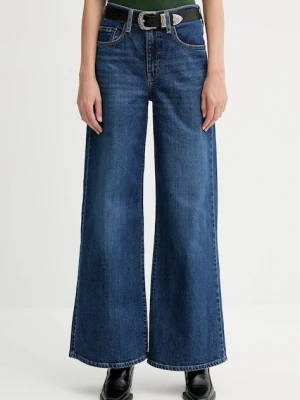 Levi's jeansy damskie kolor niebieski 0039B
