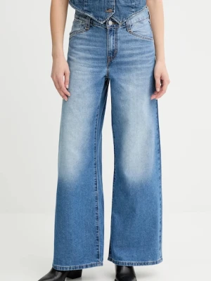Levi's jeansy damskie kolor niebieski A5929