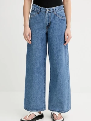 Levi's jeansy damskie kolor niebieski A5929