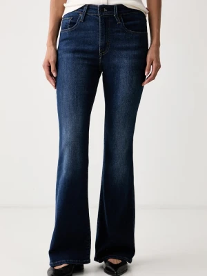 Levi's jeansy flare damskie 726 HR FLARE niebieski