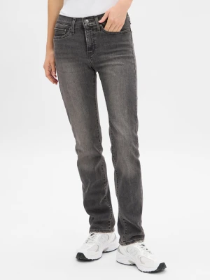Levi's Jeansy Kobiety Bawełna szary jednolity,