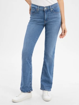 Levi's Jeansy Kobiety niebieski jednolity,