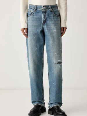 Levi's jeansy loose damskie LOOSE TAPER H226 niebieski