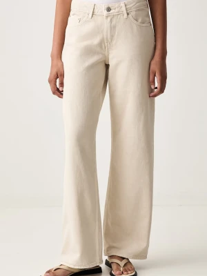 Levi's jeansy loose damskie LOW LOOSE beżowy