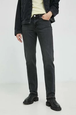 Levi's jeansy LOW PITCH STRAIGHT damskie high waist