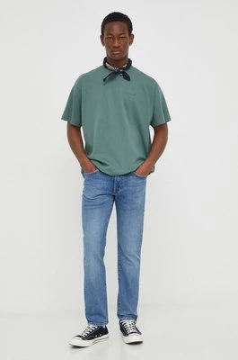 Levi's jeansy męskie kolor niebieski