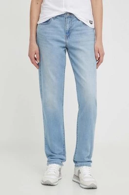Levi's jeansy MID RISE BOYFRIEND damskie kolor niebieski
