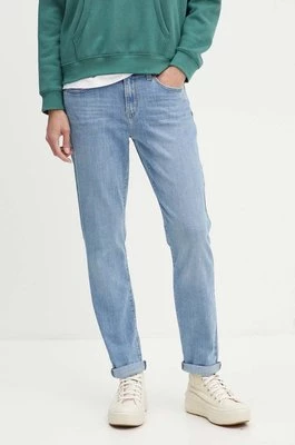 Levi's jeansy MID RISE BOYFRIEND damskie kolor niebieski