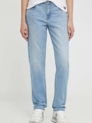 Levi's jeansy MID RISE BOYFRIEND damskie kolor niebieski