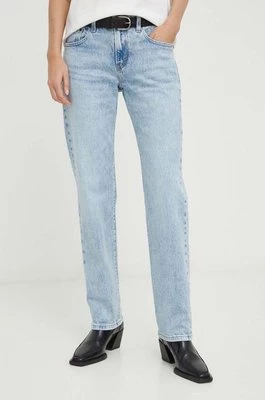 Levi's jeansy MIDDY STRAIGHT damskie medium waist