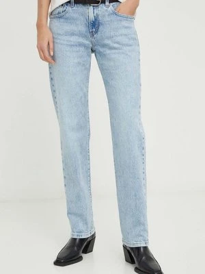 Levi's jeansy MIDDY STRAIGHT damskie medium waist