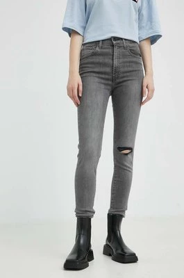 Levi's jeansy MILE HIGH SUPER SKINNY damskie high waist