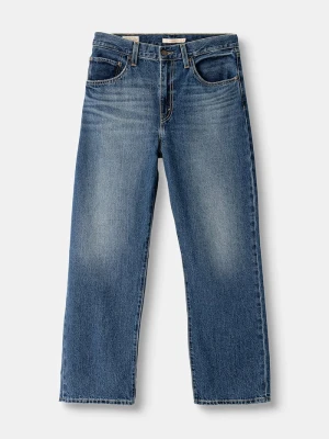 Levi's jeansy relaxed fit damskie EASY DAD granatowy