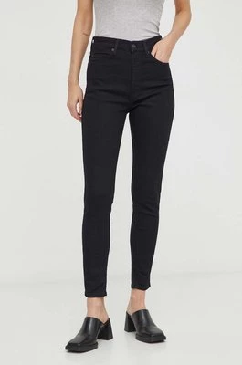 Levi's jeansy RETRO HIGH SKINNY damskie kolor czarny