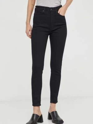 Levi's jeansy RETRO HIGH SKINNY damskie kolor czarny