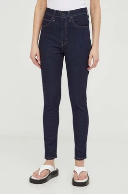 Levi's jeansy RETRO HIGH SKINNY damskie kolor granatowy