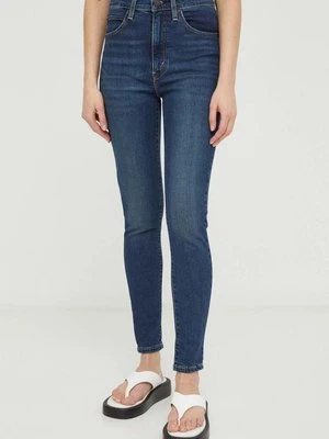 Levi's jeansy RETRO HIGH SKINNY damskie kolor granatowy