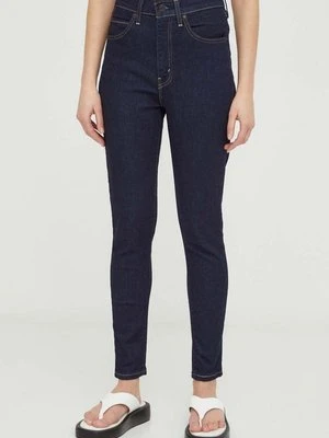 Levi's jeansy RETRO HIGH SKINNY damskie kolor granatowy