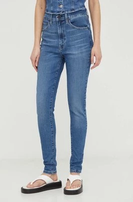 Levi's jeansy RETRO HIGH SKINNY damskie kolor niebieski