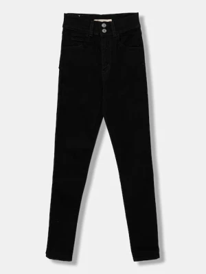 Levi's jeansy RETRO HIGH SKINNY DB damskie kolor czarny A6593