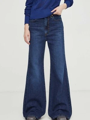 Levi's jeansy RIBCAGE BELLS damskie high waist